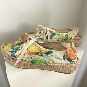 Espadrille printed shoes